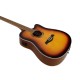 DIMAVERY DR-520 Chitarra Acustica Dreadnought 4/4 Sunburst