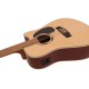DIMAVERY DR-612 Chitarra Folk 12 Corde Naturale con Effetto Sonoro e Accordatore Integrato