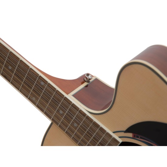 DIMAVERY DR-612 Chitarra Folk 12 Corde Naturale con Effetto Sonoro e Accordatore Integrato