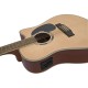 DIMAVERY DR-612 Chitarra Folk 12 Corde Naturale con Effetto Sonoro e Accordatore Integrato