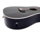 DIMAVERY DR-612 Chitarra Folk 12 Corde Nera con Preamplificatore e Accordatore