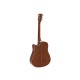 Chitarra Folk DIMAVERY JK-500 Cutaway Naturale con Preamplificatore e Accordatore