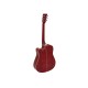 DIMAVERY JK-510 Chitarra Folk Cutaway Dreadnought con Equalizzatore e Accordatore