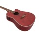 DIMAVERY JK-510 Chitarra Folk Cutaway Dreadnought con Equalizzatore e Accordatore