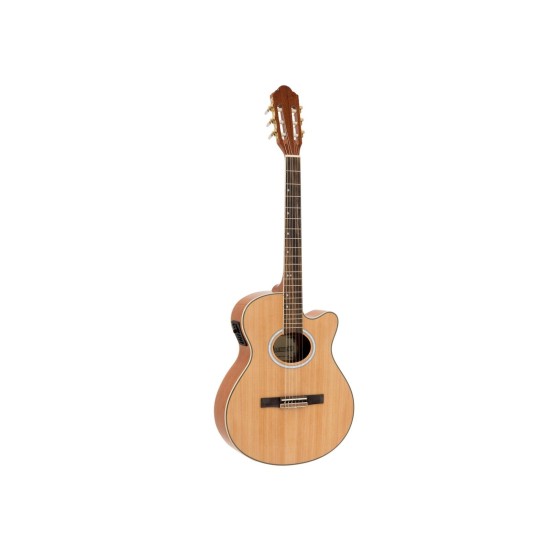 DIMAVERY CN-500 Chitarra Classica 4/4 Naturale con Equalizzatore a 3 Bande