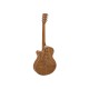 Chitarra Folk DIMAVERY SP-100 Naturale con Foro di Risonanza e Preamplificatore