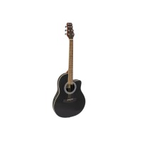 DIMAVERY RB-300 Chitarra Acustica con Pickup Piezoelettrico, Nero