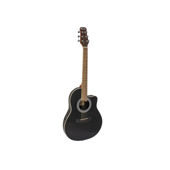 DIMAVERY RB-300 Chitarra Acustica con Pickup Piezoelettrico, Nero