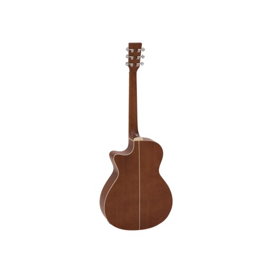 Chitarra Western DIMAVERY AW-410 in Sapele, 4/4 Dreadnought per Destrorsi