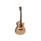 Chitarra Western DIMAVERY AW-420 in Sapele Naturale - Perfetta per Destrorsi