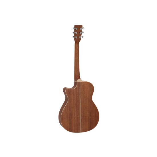 Chitarra Western DIMAVERY AW-420 in Sapele Naturale - Perfetta per Destrorsi