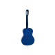 DIMAVERY AC-303 Chitarra Classica 4/4 Blueburst per Destrorsi con Borsa