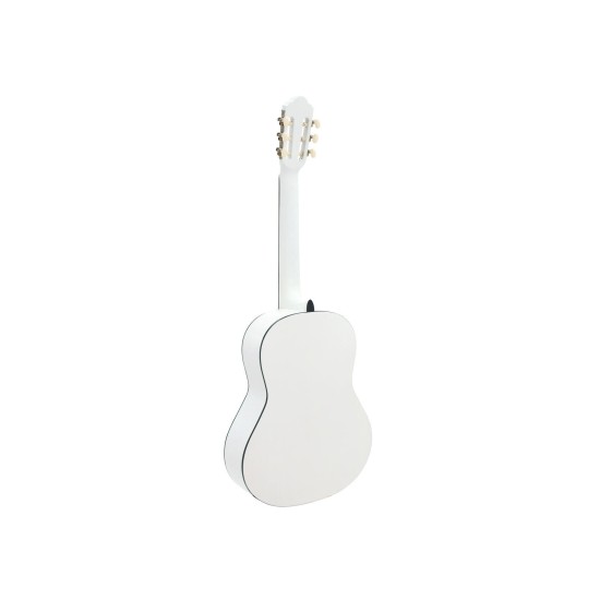Chitarra Classica DIMAVERY AC-303 4/4 Bianca per Destrorsi con Accessori