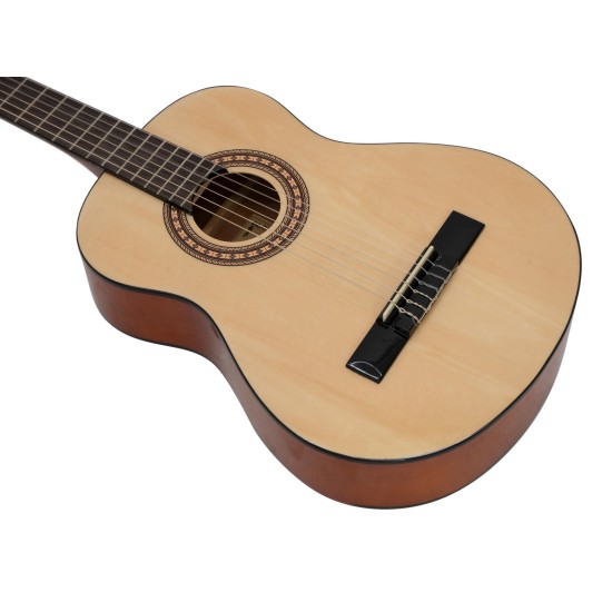 Chitarra Classica 3/4 Naturale DIMAVERY AC-303 con Borsa e Accessori