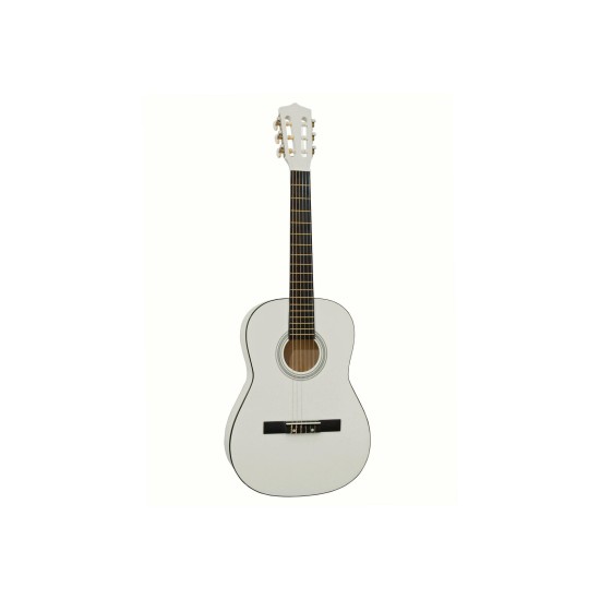 Chitarra Classica 3/4 DIMAVERY AC-303 Bianca con Accessori Inclusi