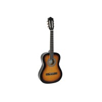 DIMAVERY AC-303 Chitarra Classica 3/4 Sunburst - Strumento Ideale per Regali con Accessori
