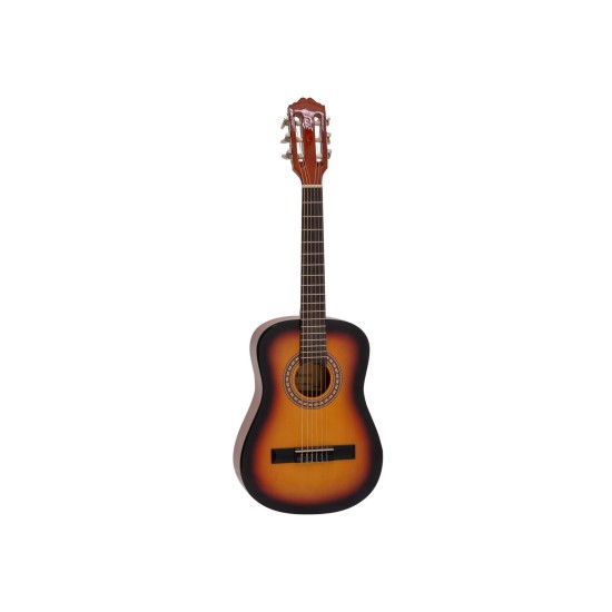 DIMAVERY AC-303 Chitarra Classica 1/2 Sunburst - Ideale per Regalo