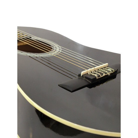 Chitarra Classica 1/2 DIMAVERY AC-303 Nera - Strumento Ideale per Giovani Musicisti