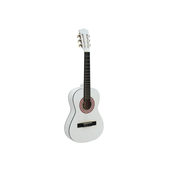 DIMAVERY AC-303 Chitarra Classica 1/2 Bianca - Perfetta per Idee Regalo