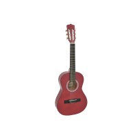 Chitarra Classica DIMAVERY AC-303 1/2 Rossa con Custodia e Accessori
