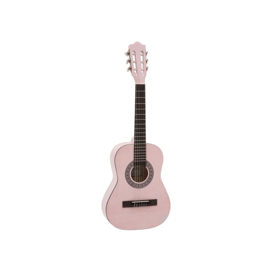 DIMAVERY AC-303 Chitarra Classica 1/2 Fucsia per Bambini - Idea Regalo Perfetta
