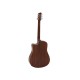 Chitarra Western DIMAVERY ASW-60 Grande Naturale con Corpo Massiccio e Top Solido