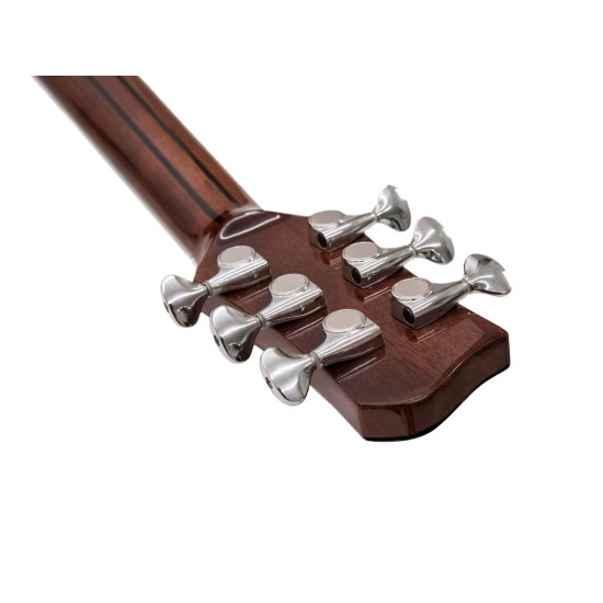 Chitarra Western DIMAVERY ASW-60 Grande Naturale con Corpo Massiccio e Top Solido