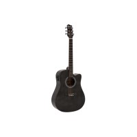 Chitarra Western DIMAVERY STW-90 Dreadnought, Nero Vintage