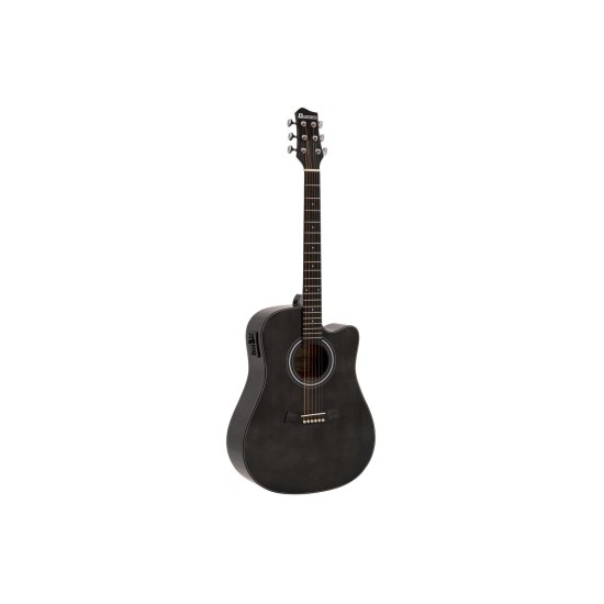Chitarra Western DIMAVERY STW-90 Dreadnought, Nero Vintage