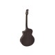 Chitarra Western Mini Jumbo DIMAVERY STW-50 con Pickup, Mogano Verniciato