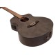 Chitarra Western Mini Jumbo DIMAVERY STW-50 con Pickup, Mogano Verniciato