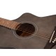 Chitarra Western Mini Jumbo DIMAVERY STW-50 con Pickup, Mogano Verniciato