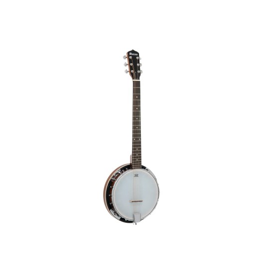 DIMAVERY BJ-30 Banjo a 6 Corde con Cordiera Cromata - Strumento Musicale Professionale