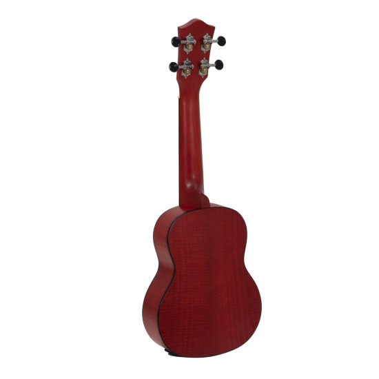 Ukulele Soprano UK-100 rosso fiammato