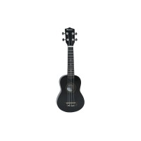 Ukulele Soprano DIMAVERY UK-200 Nero - Strumento Musicale in Legno di Tiglio e Nato