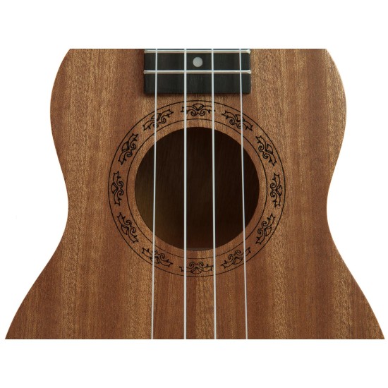 Ukulele Soprano DIMAVERY UK-400 in Basswood - Strumento Musicale Leggero e Compatto