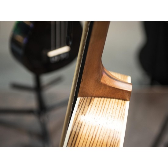 Ukulele Soprano DIMAVERY UK-400 in Zebrawood - Strumento Musicale Ideale per Regali