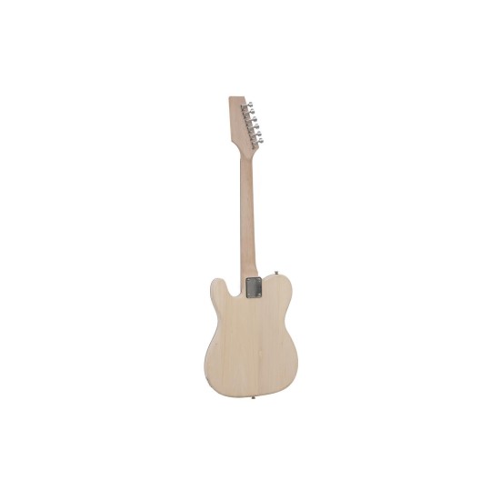Kit di Costruzione Chitarra DIMAVERY DIY TL-10 - Progetto Personalizzabile con 2 Single Coil