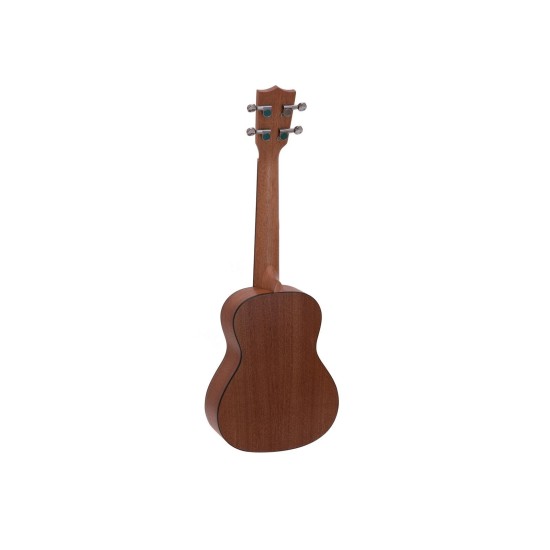 DIMAVERY UK-800 Ukulele da Concerto in Abete Rosso con Pickup e Equalizzatore a 3 Bande