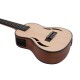 DIMAVERY UK-800 Ukulele da Concerto in Abete Rosso con Pickup e Equalizzatore a 3 Bande
