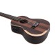 Ukulele da Concerto DIMAVERY UK-800 in Ebano con Pickup e Preamplificatore