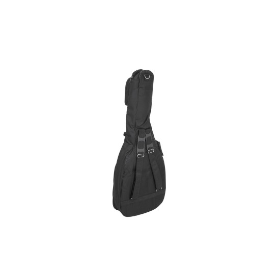 DIMAVERY DSB-610 Custodia Morbida per Chitarra Folk con Tasche Esterne e Spallacci