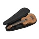 DIMAVERY Custodia Imbottita per Ukulele Basso 5mm in Nylon, Nero