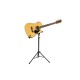 DIMAVERY Supporto Regolabile per Chitarra Acustica ed Elettrica - Stand da Palco Professionale