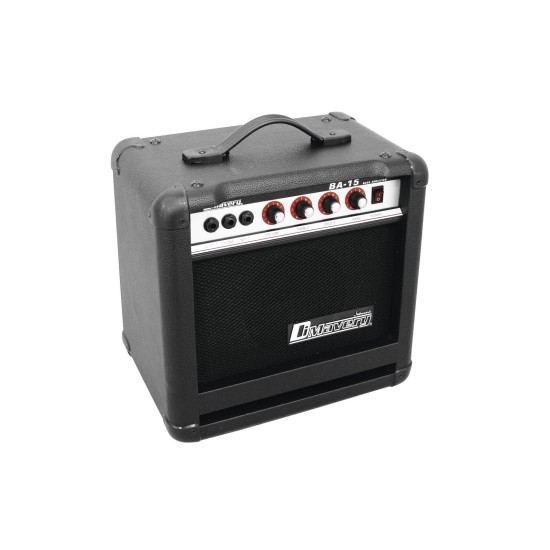 DIMAVERY BA-15 Amplificatore per Bassi 15W - Potente e Compatto per Chitarristi