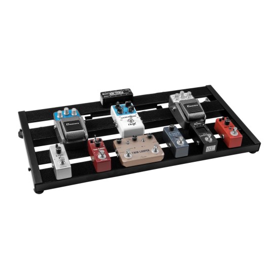 Pedaliera Effetto Universale DIMAVERY - Pedal Board Regolabile 60x7x30,5 cm