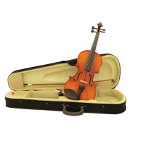 Violino 4/4 DIMAVERY Completo di Arco e Custodia, Finitura Naturale Verniciata