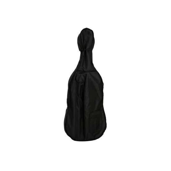 Violoncello DIMAVERY 4/4 con Soft Bag e Bordo a C, Arco in Crine Naturale