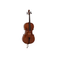 Violoncello 4/4 DIMAVERY con Borsa Morbida - Strumento Musicale in Acero Verniciato