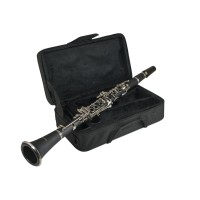 DIMAVERY K-17 Clarinetto in Sib, 17 Valvole, Sistema Böhm, Plastica Spazzolata